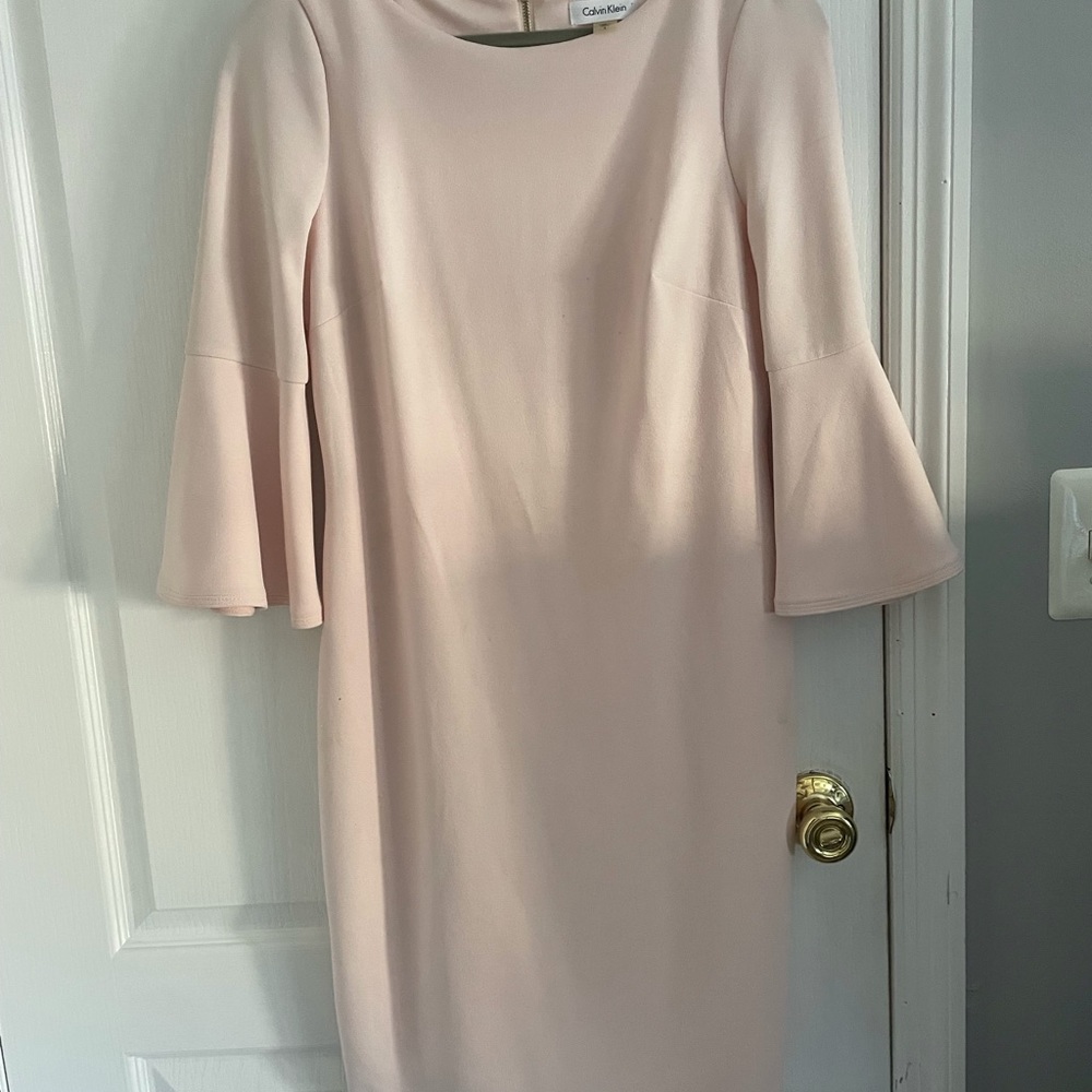 Peach color dress
